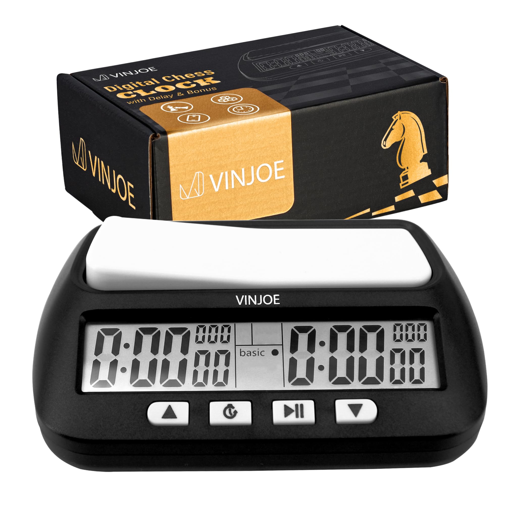 Photo 1 of Chess Clock Digital Chess Timer Professional for Board Games,Portable Digital Chess Clock & Game Timer with Basic,Bonus,Delay and Positive Time Features Best Gifts