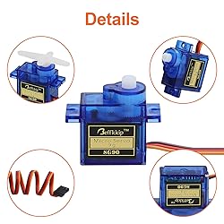 Beffkkip RC Servo 16Pcs SG90 9g Micro Servos Kit
