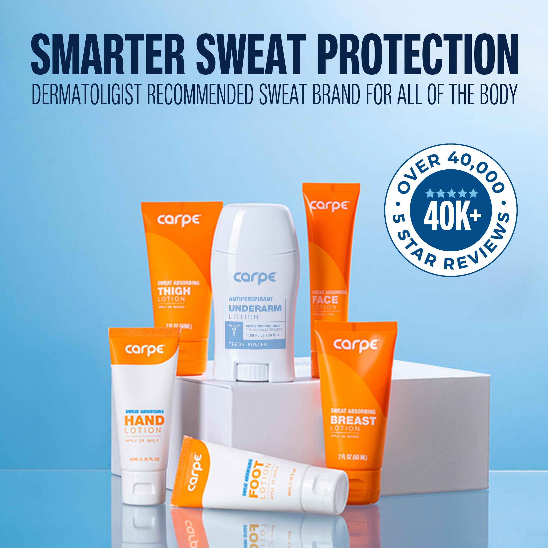 Carpe Underarm Antiperspirant Deodorant Advanced Sweat & Odor Protection Formula - Antiperspirant for Women & Men Helps to Combat Excessive Sweating with Odor Control - Coconut Vanilla