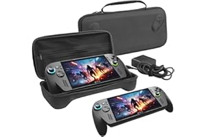 CBDYWVR Carrying Case for ROG Xbox Ally Gaming Console, Shock-Resistant and Shockproof, Compatible with ROG Xbox Ally X & Accessories, EVA Protective Bag with Mesh Pocket (Black01-EVA Bag)