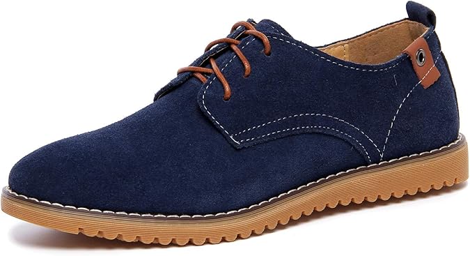 DADAWEN Men�s Classic Suede Leather Oxford Dress Shoes