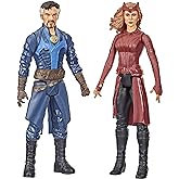 Marvel Avengers Titan Hero Series Doctor Strange in The Multiverse of Madness Toys, Doctor Strange The Scarlet Witch 12-Inch-Scale 2-Pack