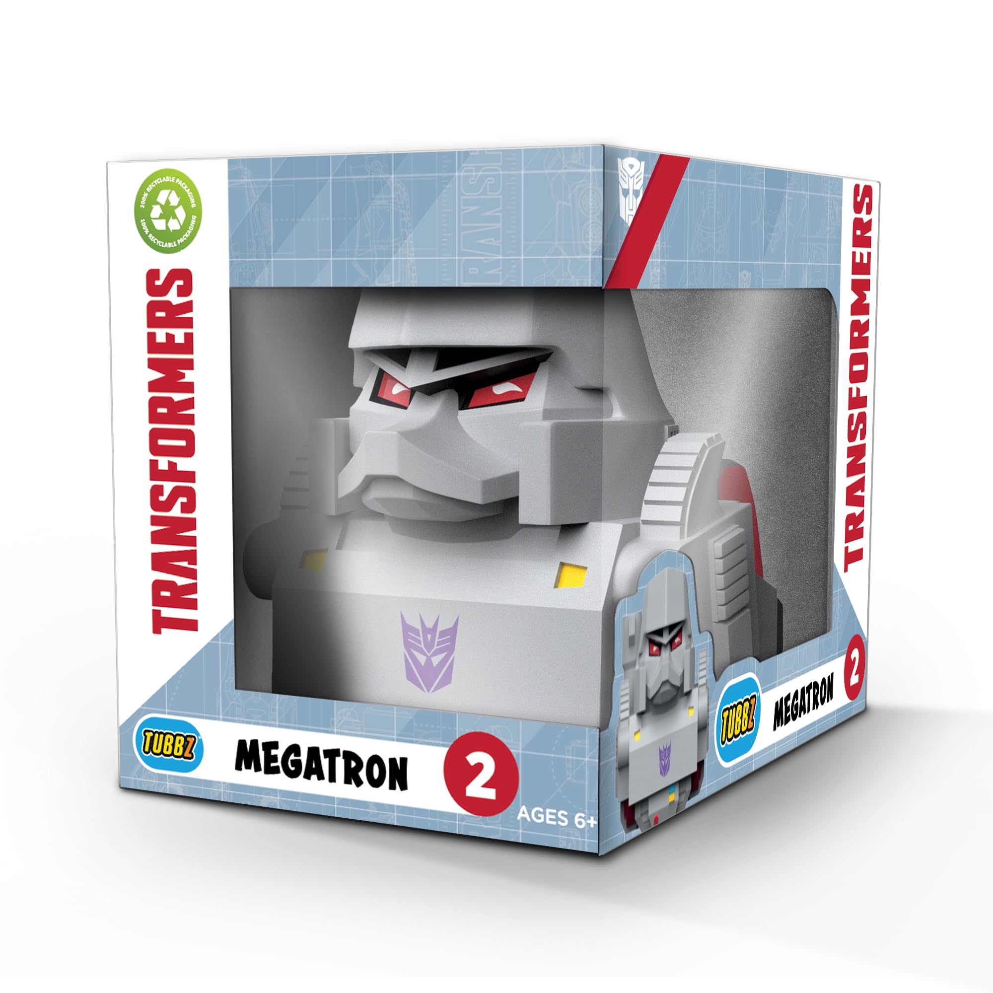 TUBBZ Boxed Edition Megatron Collectible Vinyl Rubber Duck Figure - Official Transformers Merchandise - Sci-Fi Movies, TV & Video Games — image 1