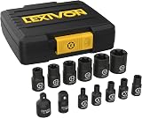 Lexivon E-Torx Socket Set 13-Piece Chrome Vanadium LX-147 E4-E20