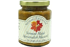 Vermont Epicurean Maple Horseradish Mustard - 10 Ounce (3 Pack)