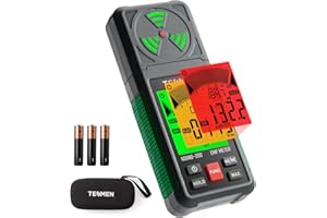 EMF Meter, TESMEN Hound-200 EMF Detector: 3-in-1 Portable Electromagnetic Field Radiation Detector for EF, RF, MF, WiFi Signa