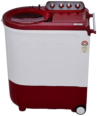 Whirlpool 7.5 kg Semi-Automatic Top Loading Washing Machine (ACE TURBO DRY 7.5, Flora Red, 2X Drying Power)
