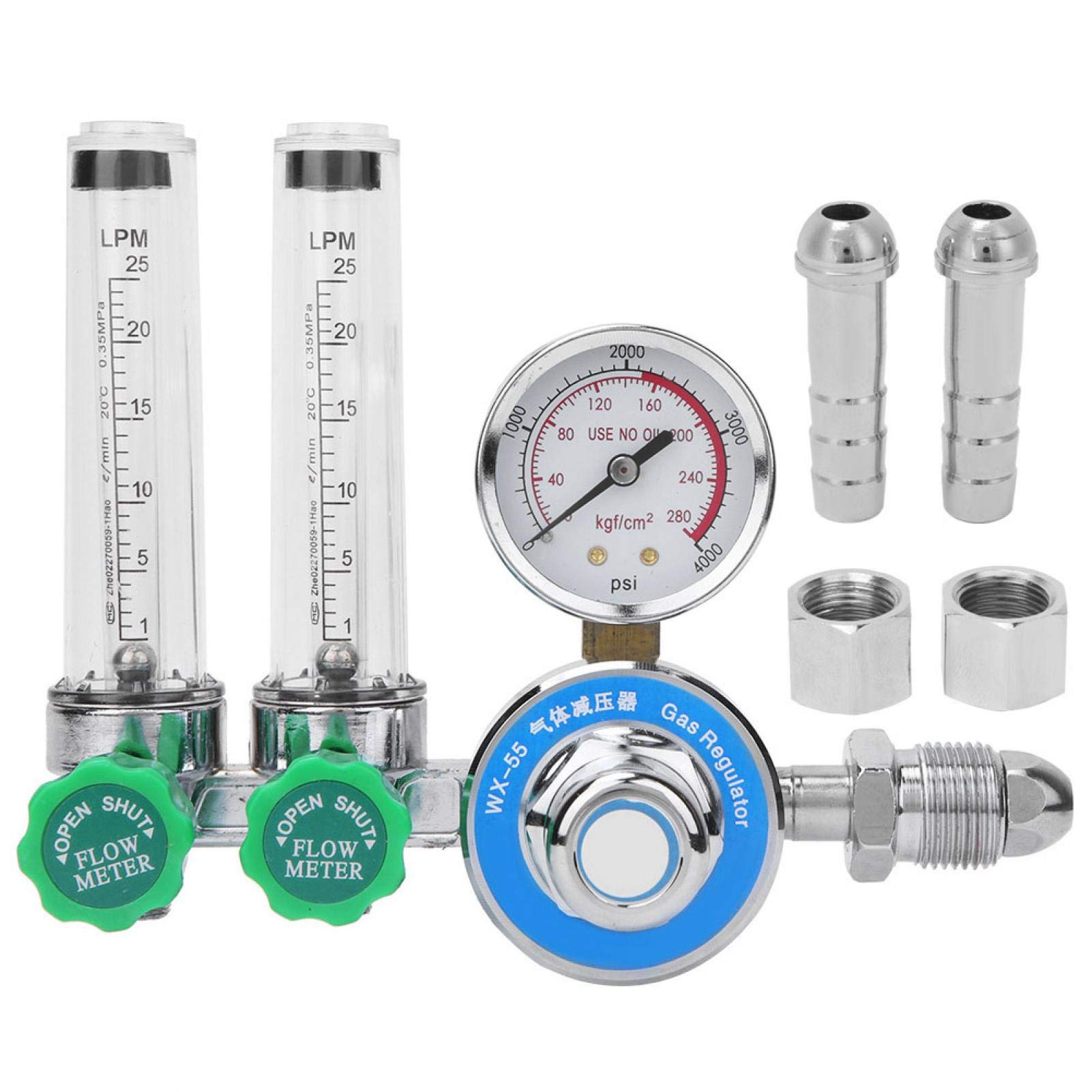 Gauge Flowmeter Argon Purging Regulator for TIG Welding WX 55X 2L Pressure Reducer CGA540 US Standard