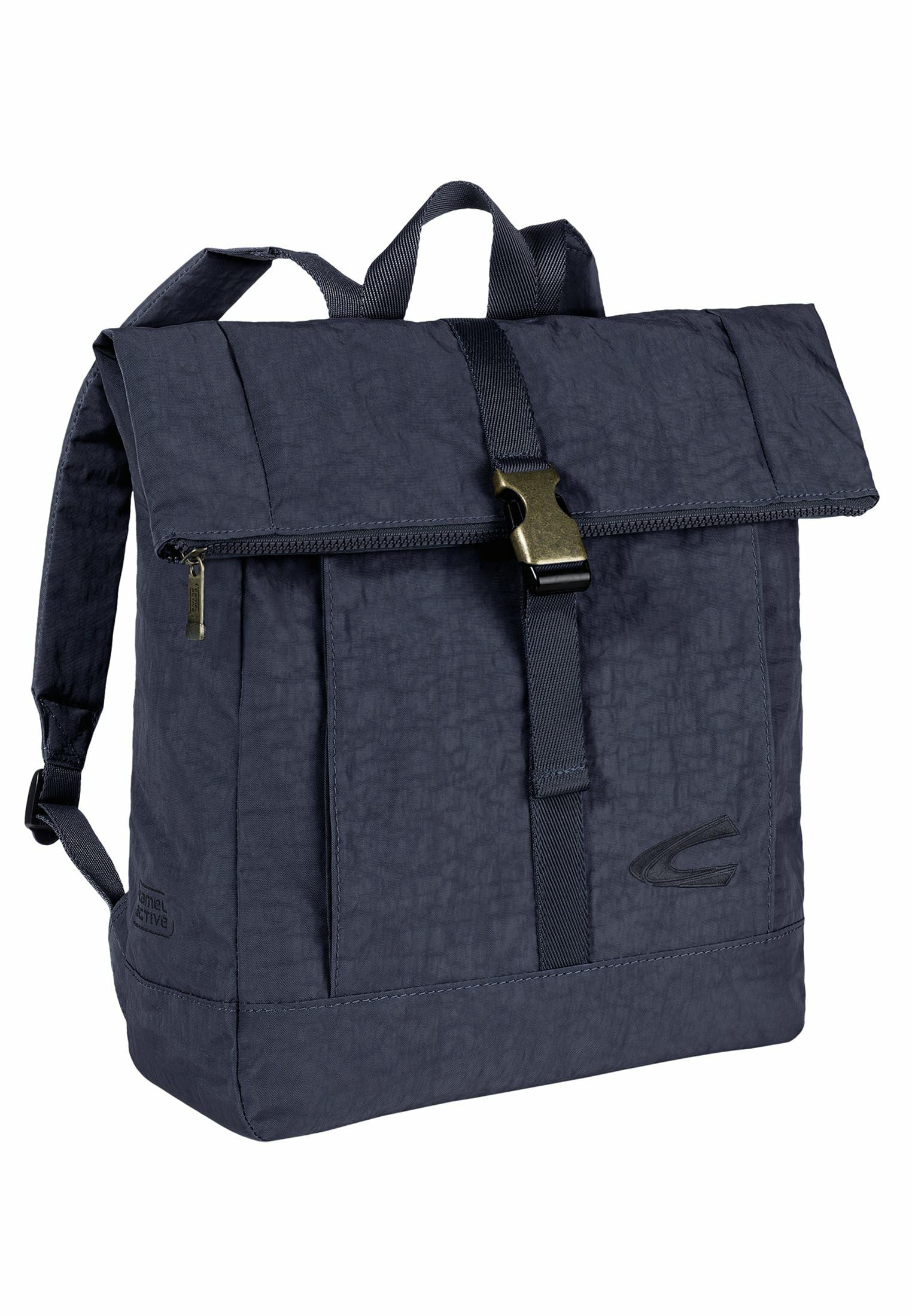 camel active Journey Men's Backpack, Blue, M, 000359