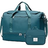 Extra Large Travel Duffle Bag,Carry on Overnight Weekend Bag with Shoes Compartment,Weekender Bags for Women for Travel Business Trips Sport Hospital