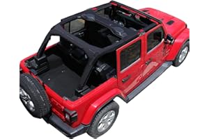 RERPRO Neoprene Roll Bar Padding Cover Compatible with 2018-2023 Jeep Wrangler JL Unlimited 4 Door Exterior Protection Accessories Roll Cage Full Protector Covers, Black