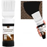 Anirun Black Touch-Up Paint 6.35 Oz for Metal Surfaces,2-in-1 | Multi-purpose touch up coating, specially developed for all kinds of metal surfaces to cover scratches and marks.