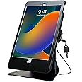 Desktop Anti-Theft Stand – CTA Kiosk Stand with Stylus, Tether, and Aluminum Enclosure for iPad 7th/ 8th/ 9th Gen 10.2,” iPad Air 3, & iPad Pro 10.7” and More (PAD-DASB) - Black