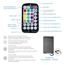 AZIMOM 16W Twinkle & Sound Activate