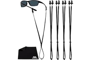 SIGONNA Eye Glasses String Holder Straps - Sports Sunglasses Strap - 4 Cords