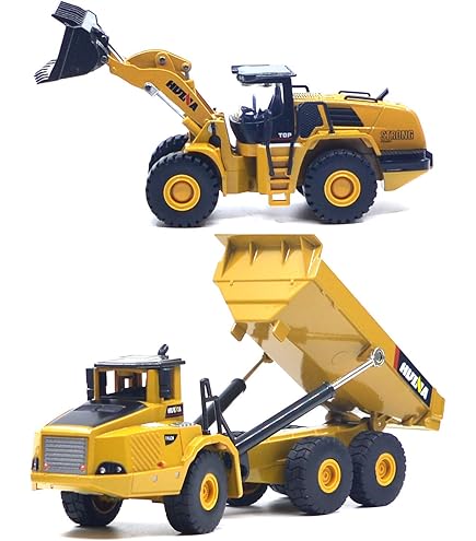 1:24 Forklift Truck Fork Truck Construction Toy Vehicle Diecast Model Car Gift