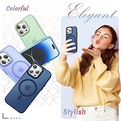 for iPhone 14 Pro Max Case, Matte Magnetic Phone