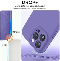 Vooii Compatible with iPhone 15 Pro Case, Upgrade
