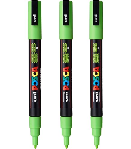 Amazon.com: posca PC-5M Water-Based Paint Markers, Reversible