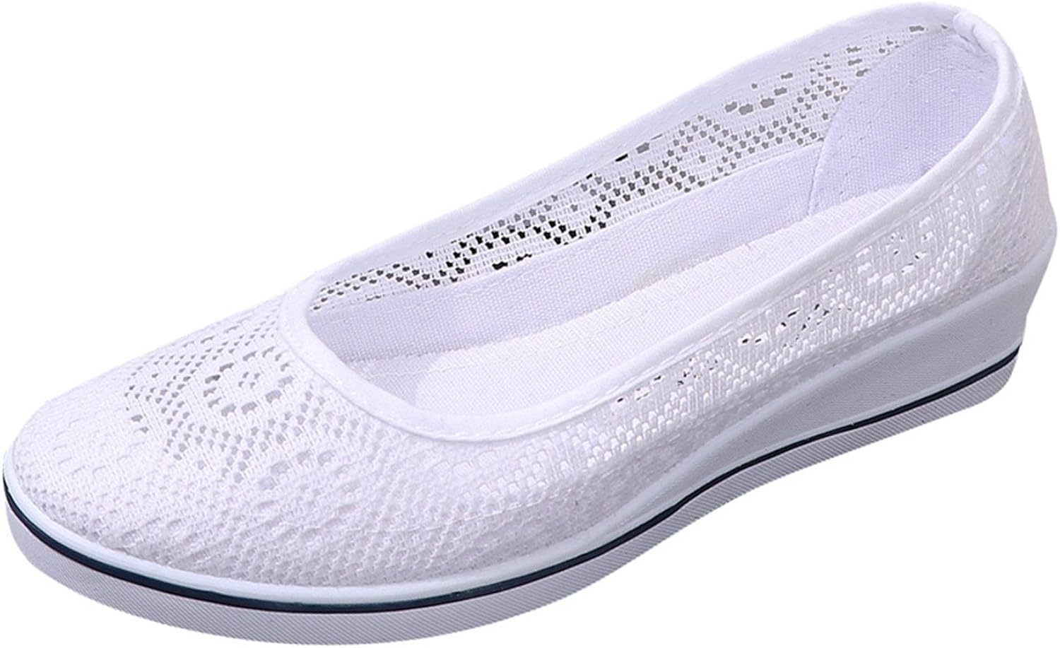 white flat canvas shoes