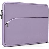Laptop Sleeve 14 inch, Slim Portable Monitor Protective Cover with Front Pocket, Traveling Carrying Laptop Case Compatible for MacBook Air/Pro, HP, Dell, Lenovo, Acer, Lavender