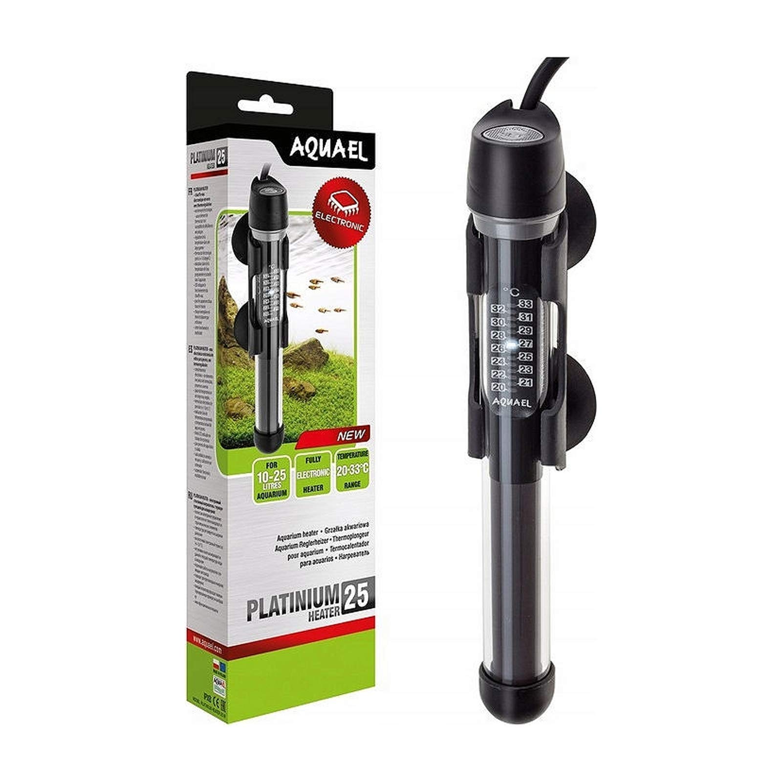 PETBLIS Aquael Platinum Glass Heater 25W