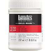 Liquitex Professional Gloss Gel Medium, 237ml (8-oz) | Increases Surface Gloss Color Depth &amp; Transparency, Extends Color, Increases Viscosity of Soft Body, Slows Drying Time