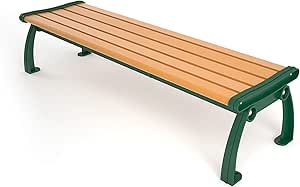 Amazon.com : Frog Furnishings Heritage Backless Bench with Green Frame