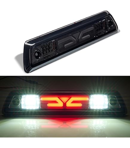 Rough Country Third Brake Light Extension Bracket – 2021-2024 Ford Bronco, Black Steel, 51051