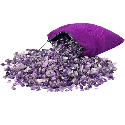 Mookaitedecor Amethyst Decorative Stones Tumbled Crushed Stone