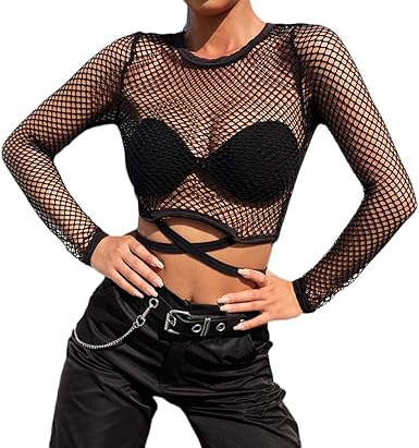 fishnet top amazon