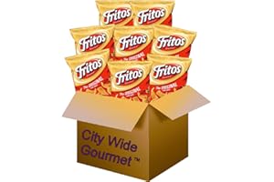 Fritos Original Corn Chips 2 ounce bags (Pack of 8), Bundled by City Wide Gourmet