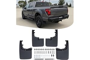 WildWell Mud Flaps Guard for 2021-2026 Ford F150, Front & Rear Splash Guards for Pickup Trucks Mud Guard Set 4PCS Replace# ML
