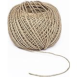 MAHITOI Roll of 100% Natural Strong Hemp Fibers Cord 400 feet .26 Pound Thickness Undyed Color Perfect for Jewelry, Craft Pro