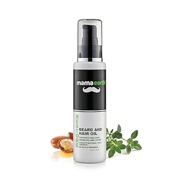 Buy Mamaearth Restore Beard And Hair Oil For Men With Thyme