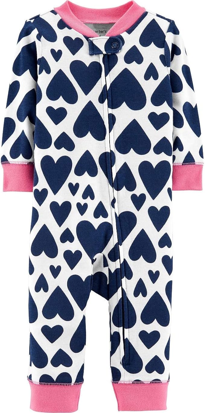 baby girl footless pajamas