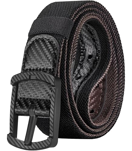 nickel free titanium dress belt buckle modern black Work II (Black) by Smart Please choose... / / Titanium/Leather Heavy duty work belt made for someone who works Black Leather Work Belt with