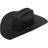 Twister Men's Santa Fe 2X Select Wool Cowboy Hat Black 7 3/4