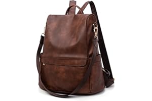 CHERUTY Women Backpack Purse PU Leather Anti-theft Casual Shoulder Bag Fashion Ladies Satchel Bags