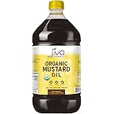 Jiva Organics Organic Mustard Oil 3 Liter Bottle (101 Fl Oz) - Non-GMO, Premium, Cold Pressed