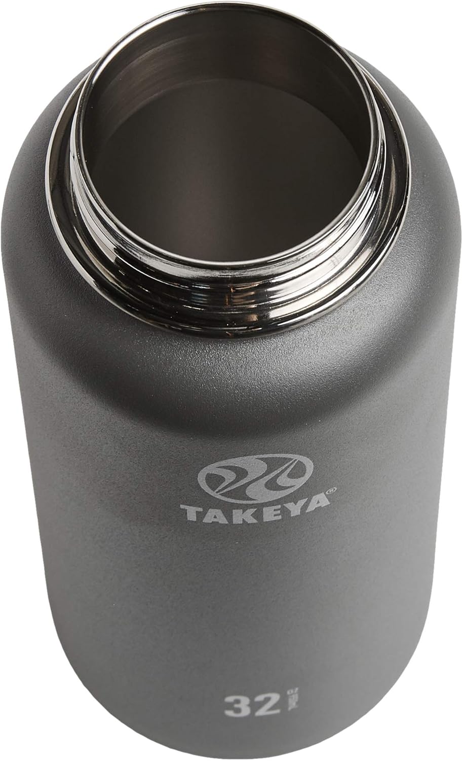 Takeya Originals Vacuum-Insulated Stainless-Steel Water Bottle, 32oz, Graphite: Kitchen & Dining