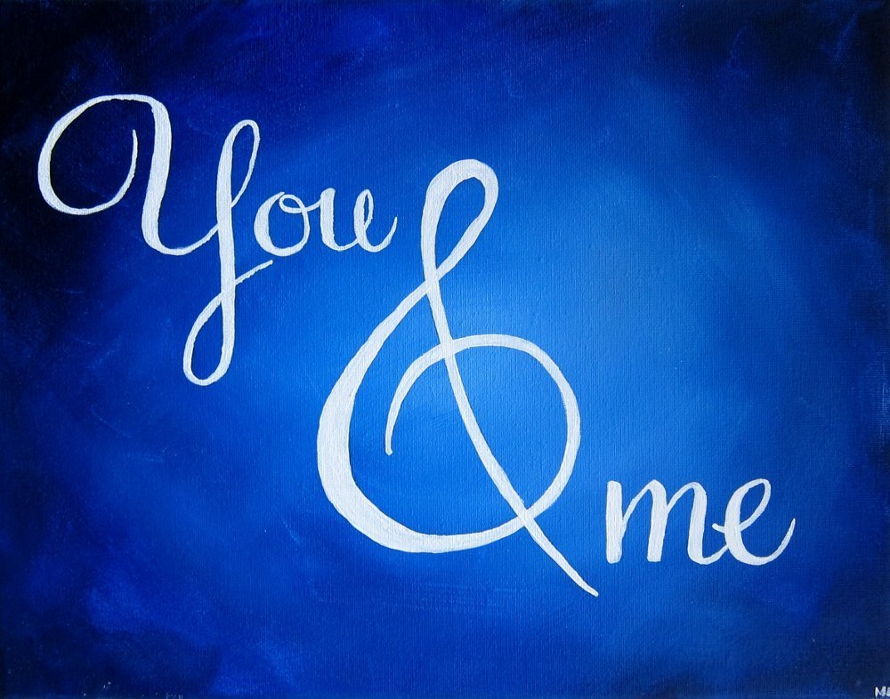 You and Me Wall Decor Love Quotes Wall Art Prints Handmade