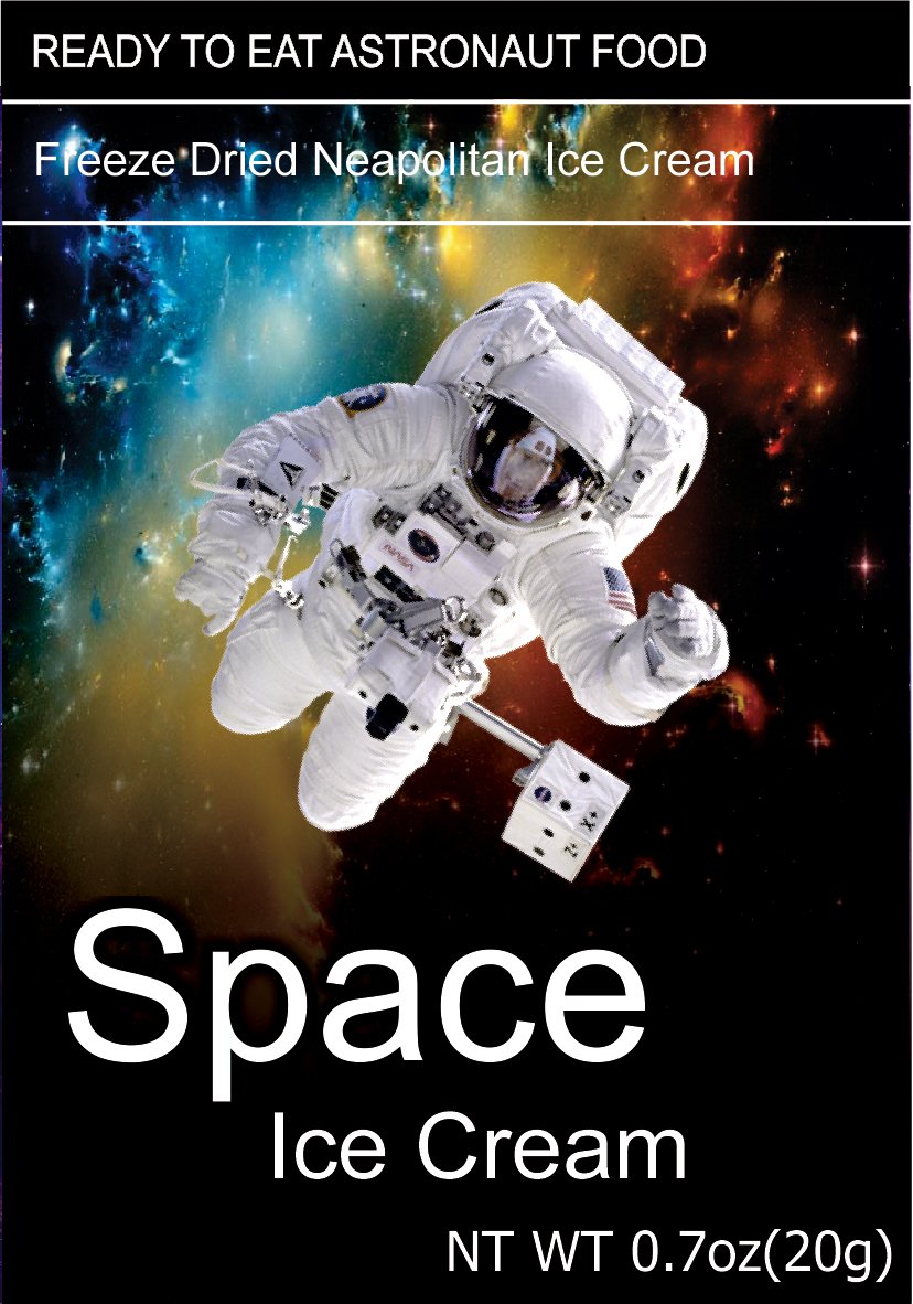 Space Ice Cream 5 Count (Neapolitan)