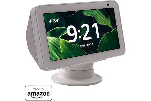 Made for Amazon Tilt + Swivel Stand, for the Echo Show 8 (2021 Release)