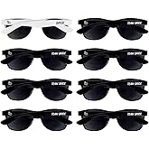 Bachelorette Party Sunglasses - Set of 1 Bride & 7 Team Bride Sun Glasses Pack of 8 Bridesmaid Favor Supplies Bridal Wedding