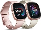 AK Straps for Fitbit Sense 2 Versa 4 Versa 3 Silicone Sport Band