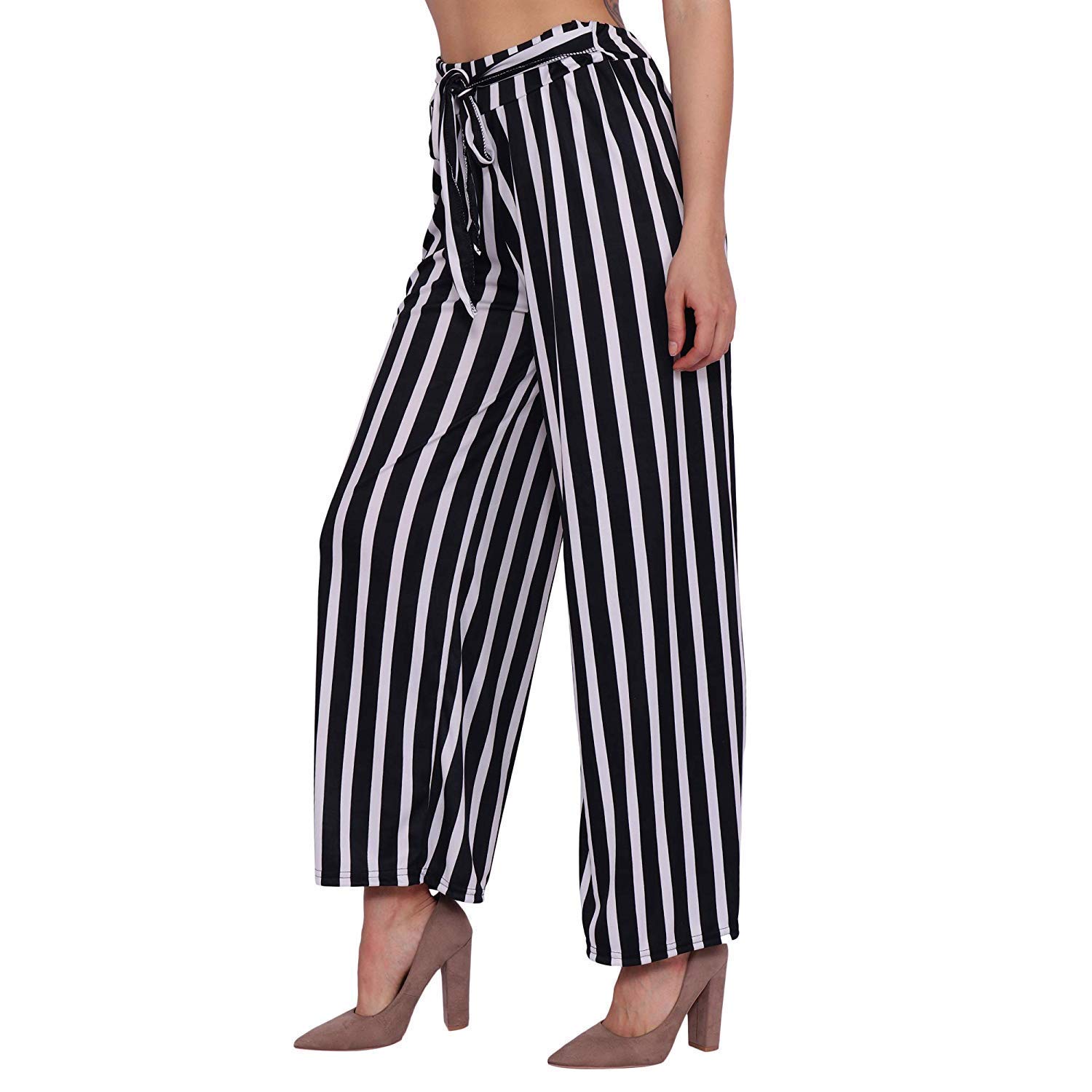 cotton striped pants
