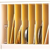 6 Set Trim-to-Fit Wood Tray Dividers for Cabinet, Cookie Sheet Organizer, Multi Layer Embedded Plug-in Board Storage, Cuttable DIY Storage Divider Insert for Kitchen Bedroom Cabinet Closet