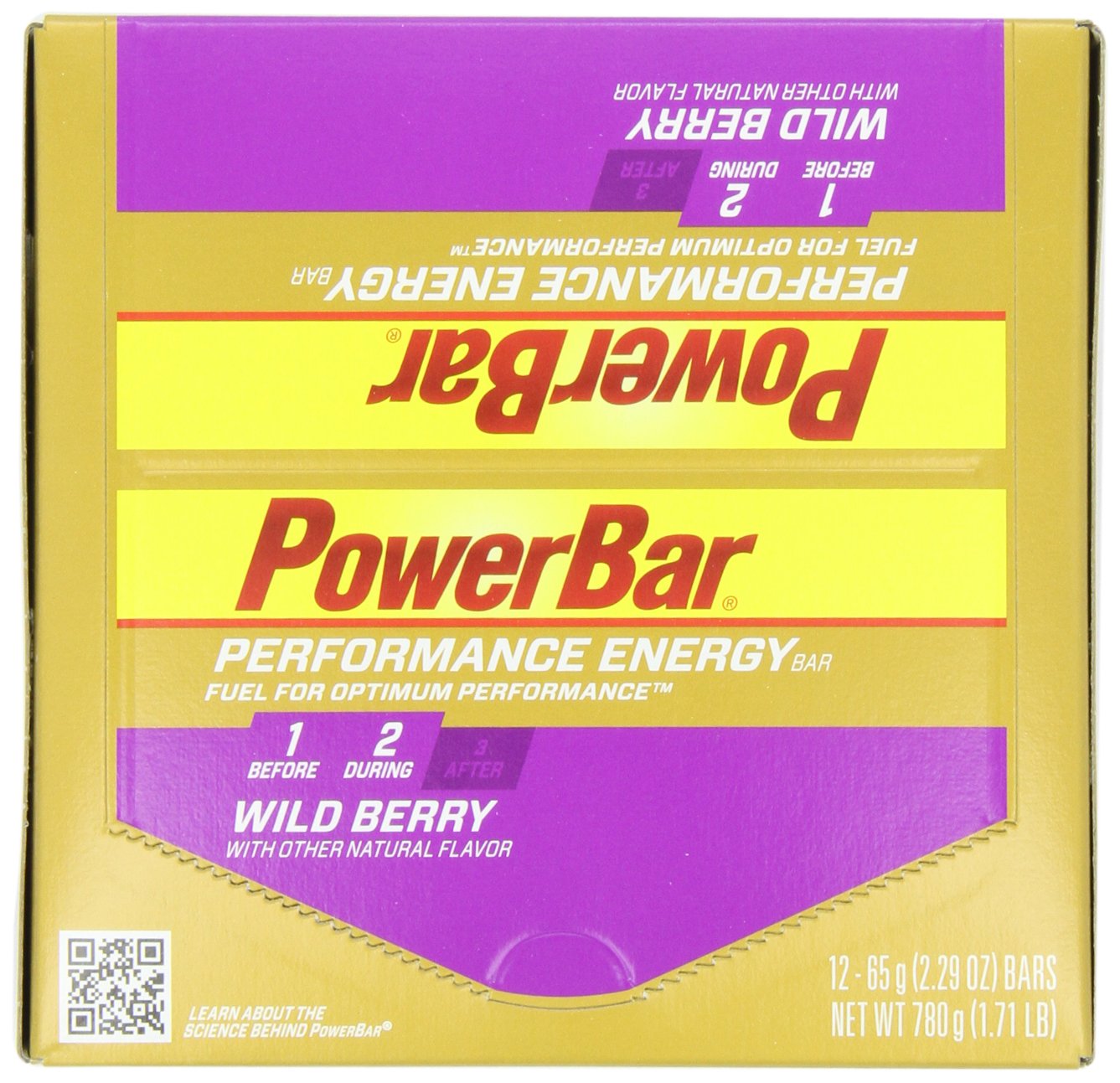 PowerBar Performance Energy Bar, Wild Berry, 2.29 Ounce
