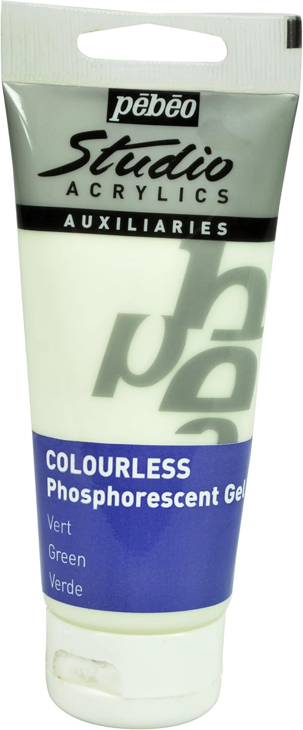 PEBEO Phosphorescent Gel - Colorless, 100 ml (Pack of 1)